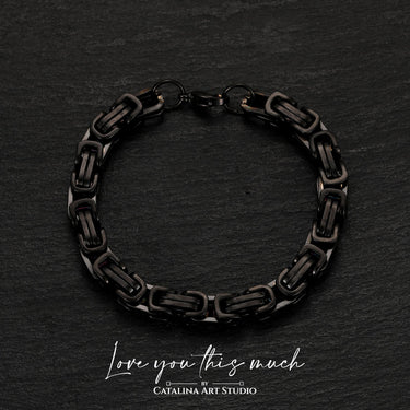 316L Steel Twist Bracelet - Love You This Much